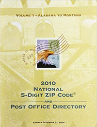 2010 National Zip Code Directory by United States Postal Service