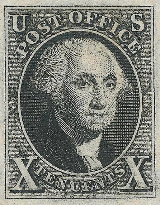 US 1947 George Washington Stamp 10c. Un. 2a