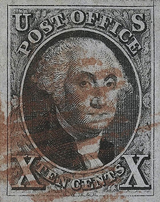 US 1947 George Washington Stamp 10c. Un. 2a
