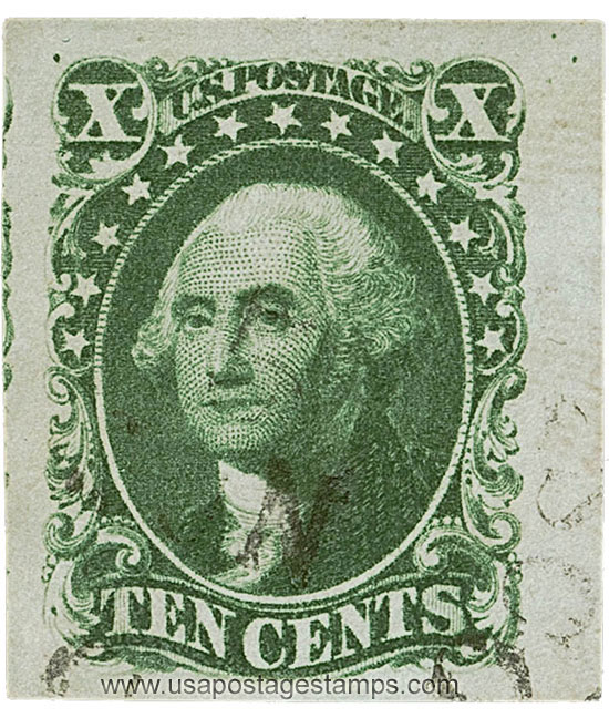US 1855 George Washington (1732-1799) 10c. Scott. 14