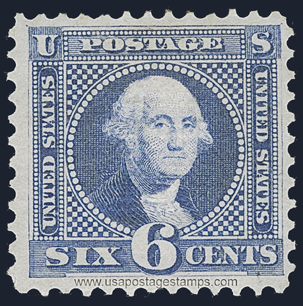 US 1869 George Washington (1732-1799) 6c. Scott. 115