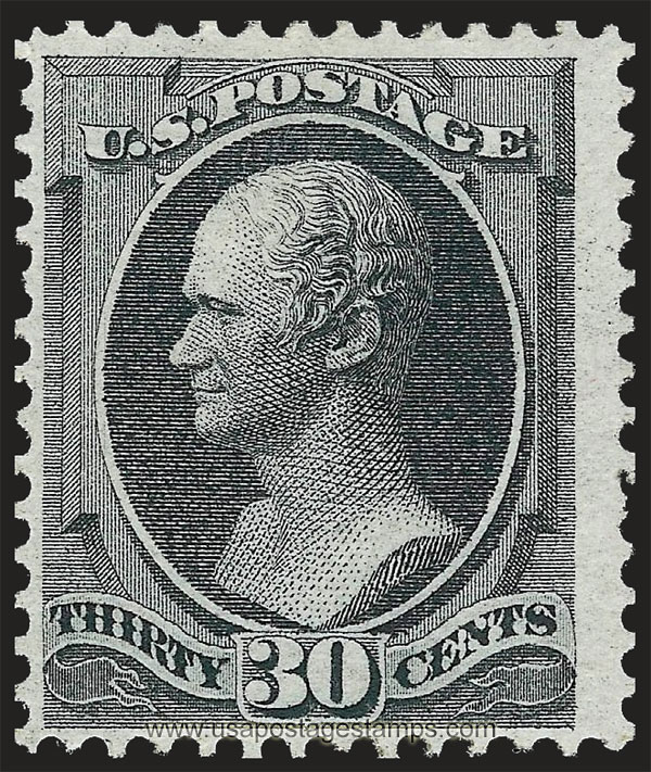 US 1870 Alexander Hamilton (1757-1804) 30c. Scott. 143A