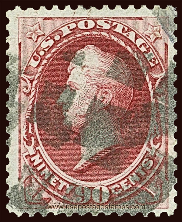 US 1870 Commodore Oliver Hazard Perry (1785-1819) 90c. Scott. 144A