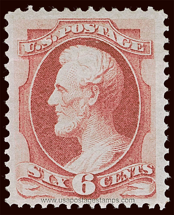 US 1870 Abraham Lincoln (1809-1865) 6c. Scott. 148