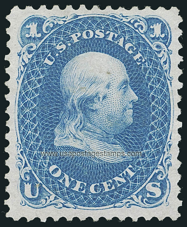 US 1875 Benjamin Franklin (1706-1790) 1c. Scott. 102