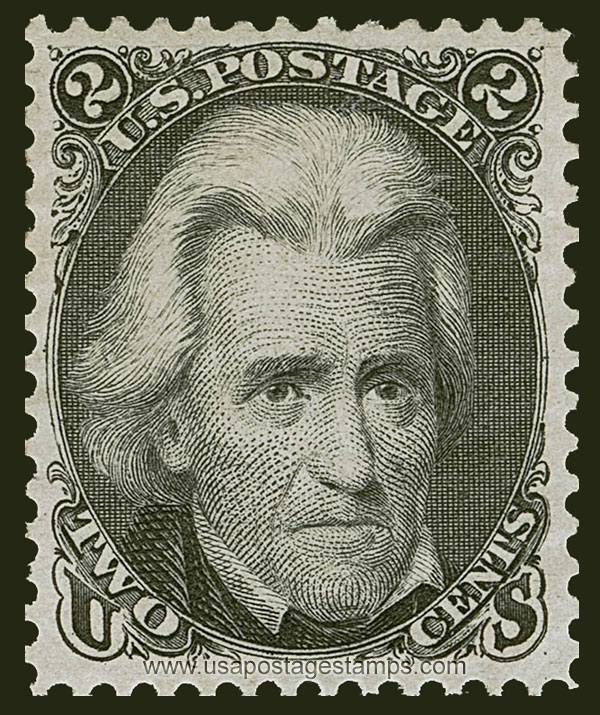 US 1875 Andrew Jackson (1767-1845) 2c. Scott. 103