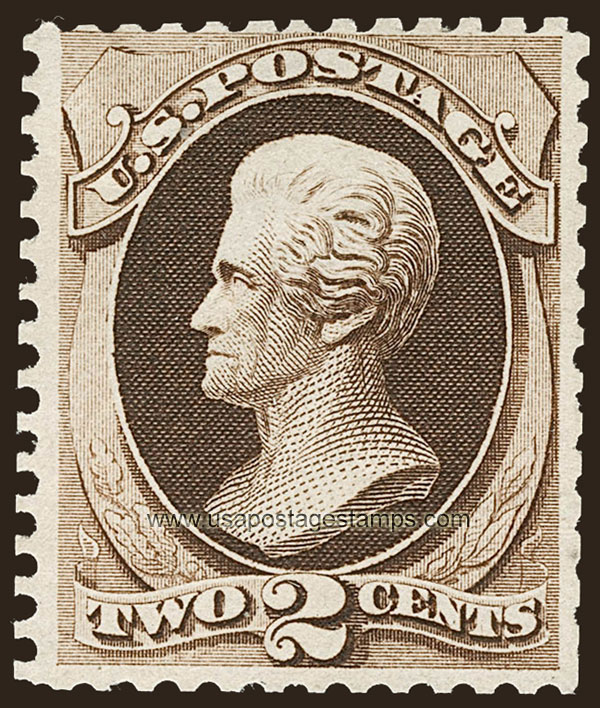 US 1875 Andrew Jackson (1767-1845) 2c. Scott. 168