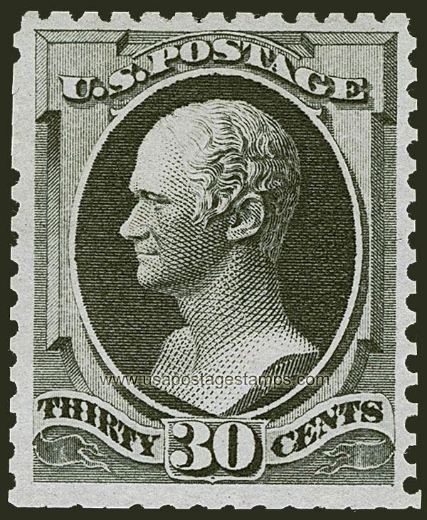 US 1875 Alexander Hamilton (1757-1804) 30c. Scott. 176