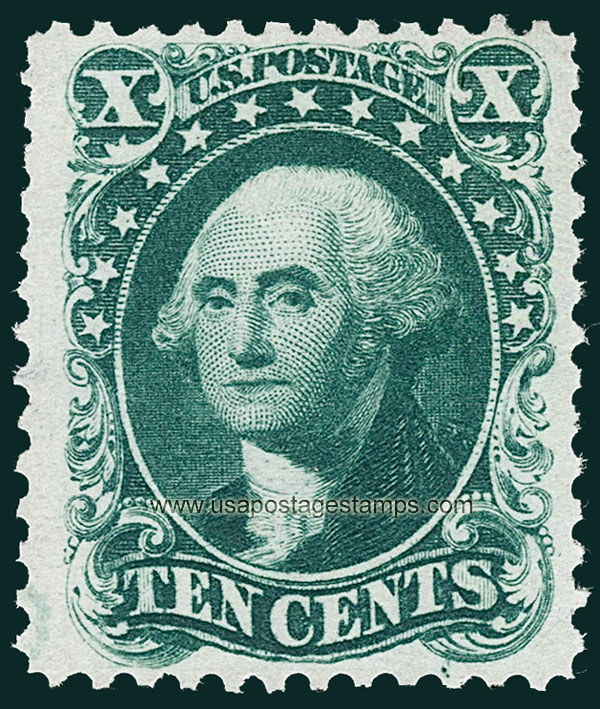 US 1875 George Washington (1732-1799) 10c. Scott. 43