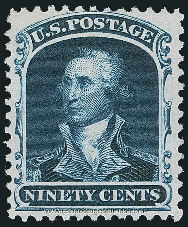 US 1875 George Washington (1732-1799) 90c. Scott. 47