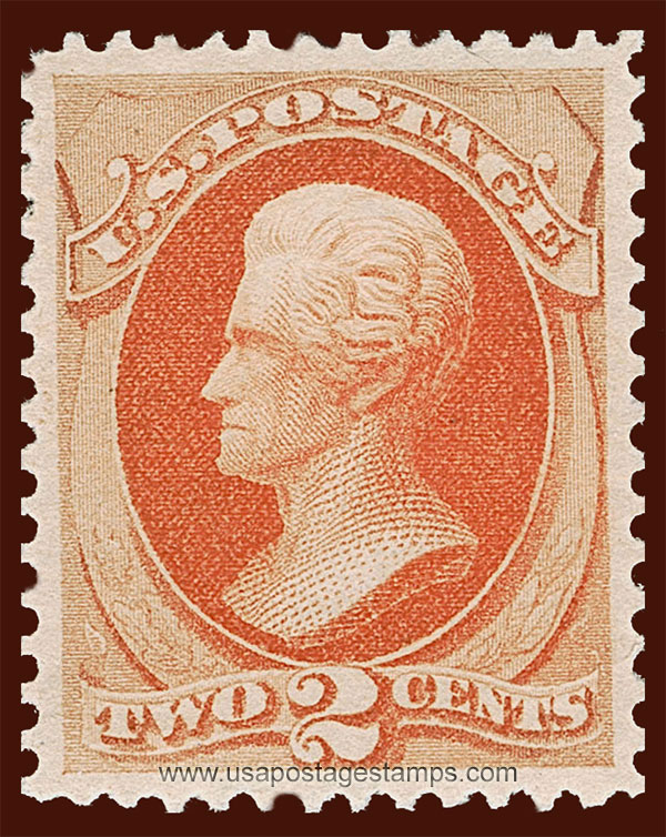 US 1878 Andrew Jackson (1767-1845) 2c. Scott. 183