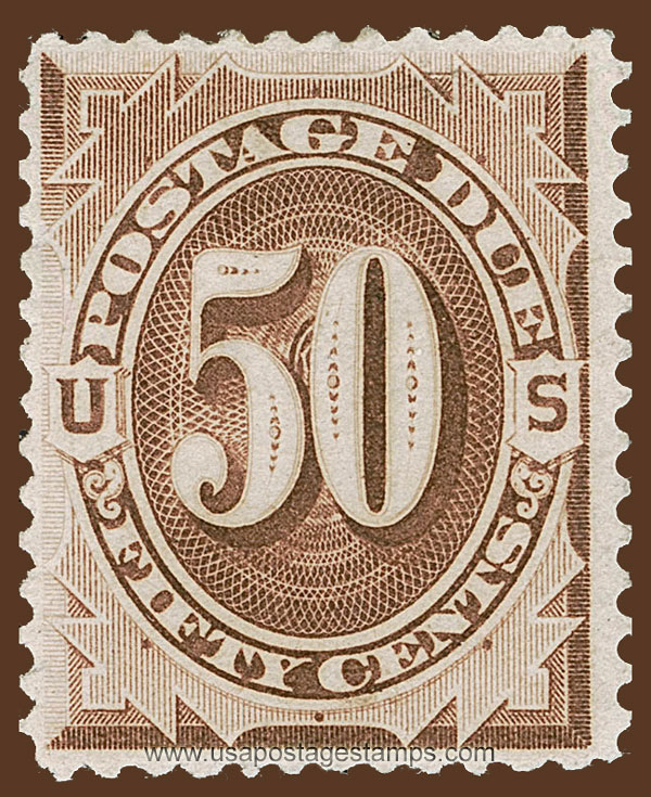 US 1879 Postage Due Stamp 50c. Scott. J14