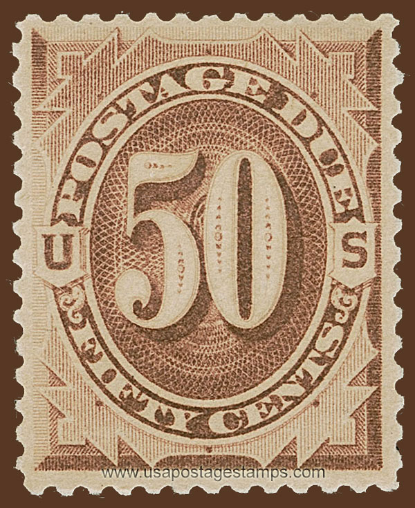 US 1879 Postage Due Stamp 50c. Scott. J7