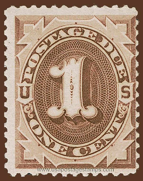 US 1879 Postage Due Stamp 1c. Scott. J8