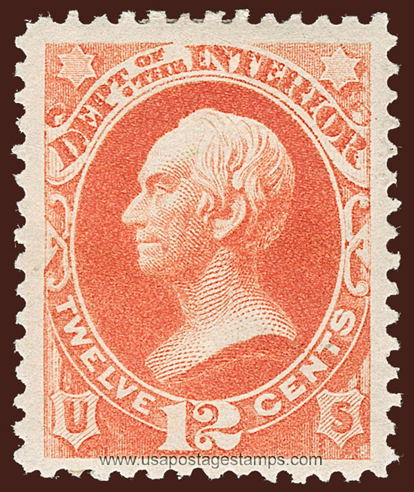 US 1879 Henry Clay (1777-1852) 12c. Official Scott. O101