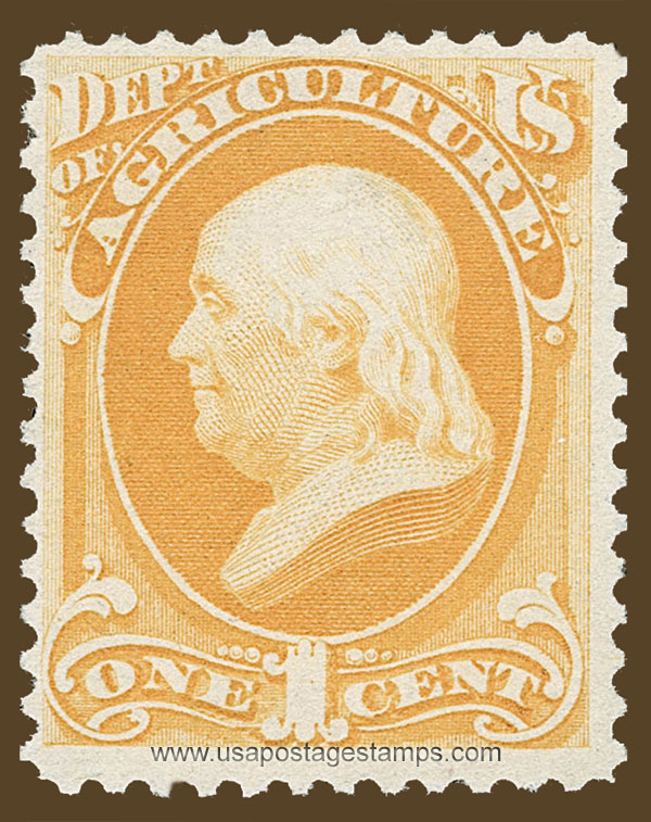 US 1879 Benjamin Franklin (1706-1790) 1c. Official Scott. O94