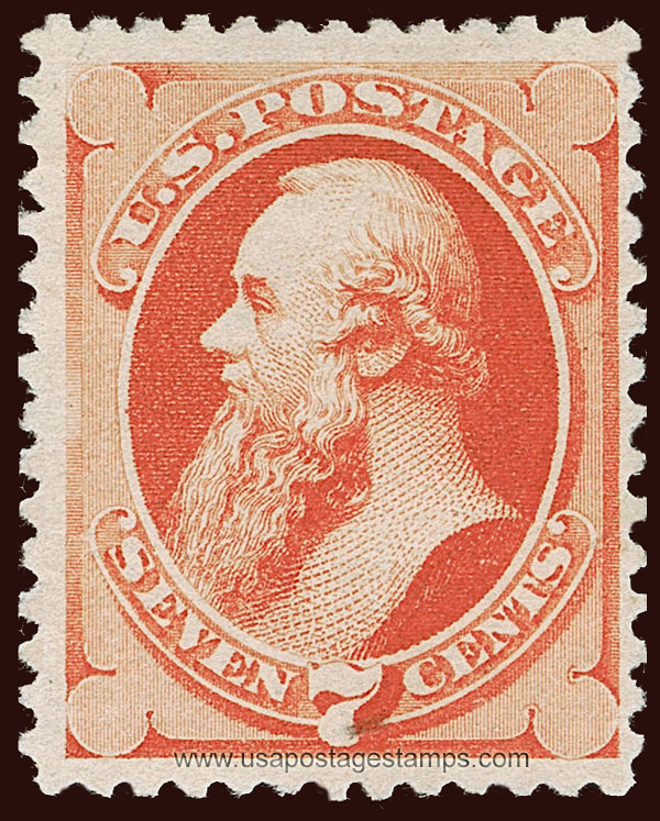 US 1873 Edwin Stanton (1814-1869) 7c. Scott. 160