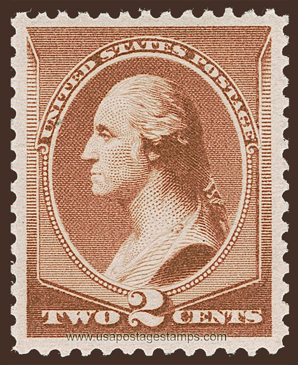 US 1883 George Washington (1732-1799) 2c. Scott. 210