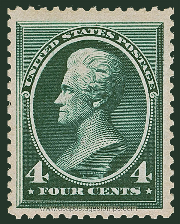 US 1883 Andrew Jackson (1767-1845) 4c. Scott. 211