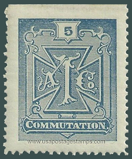 US 1888 Atlantic Telegraph Company 5c. Scott. 2T2