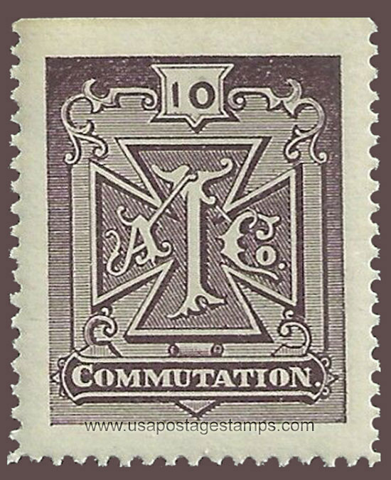 US 1888 Atlantic Telegraph Company 10c. Scott. 2T3