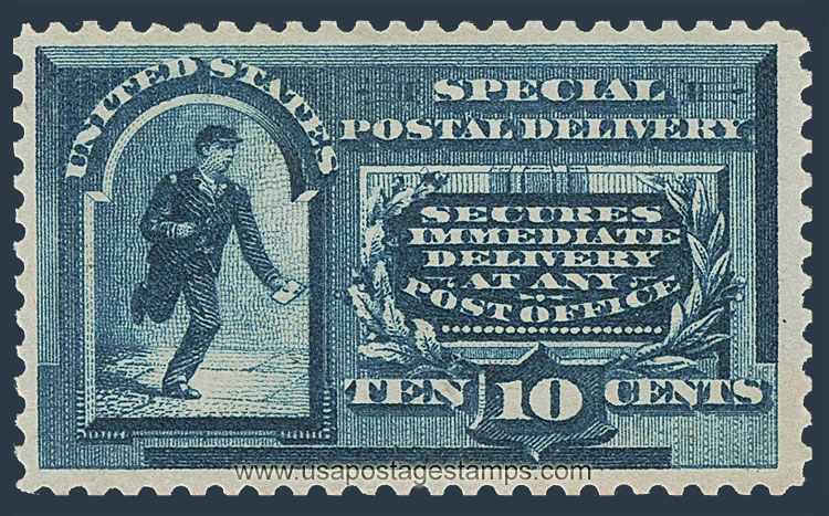 US 1888 Special Postal Delivery - Messenger Postman 10c. Scott. E2