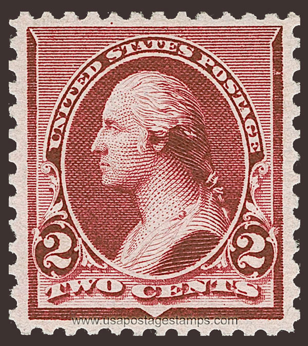 US 1890 George Washington (1732-1799) 2c. Scott. 219D