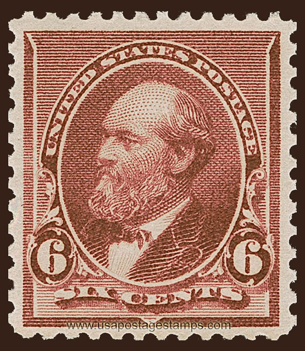 US 1890 James Abram Garfield (1831-1881) 6c. Scott. 224