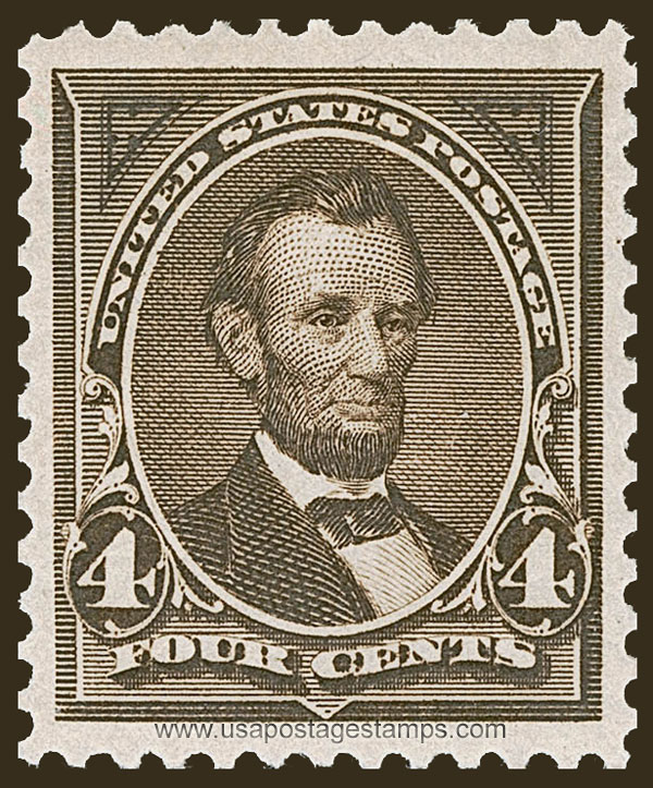 US 1894 Abraham Lincoln (1809-1865) 4c. Scott. 254