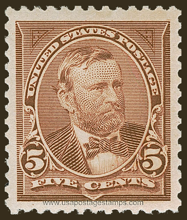 US 1894 Ulysses S. Grant (1822-1885) 5c. Scott. 255