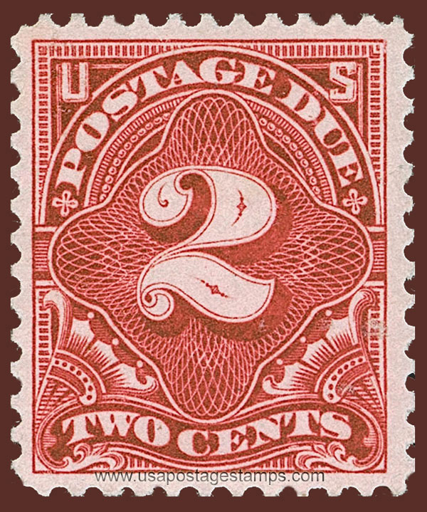 US 1894 Postage Due Stamp 2c. Scott. J30