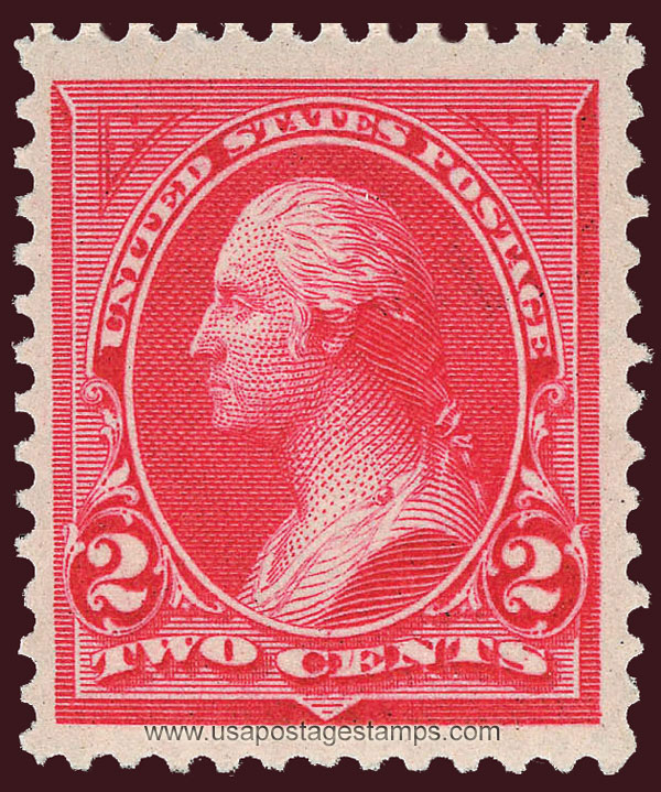 US 1895 George Washington (1732-1799) 2c. Scott. 250b