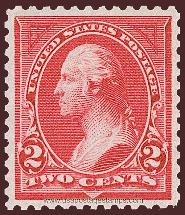 US 1895 George Washington (1732-1799) 2c. Scott. 265