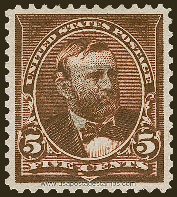 US 1895 Ulysses S. Grant (1822-1885) 5c. Scott. 270