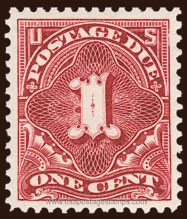 US 1895 Postage Due Stamp 1c. Scott. J38