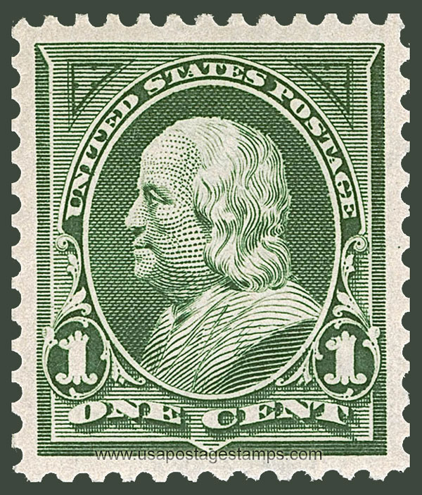US 1898 Benjamin Franklin (1706-1790) 1c. Scott. 279