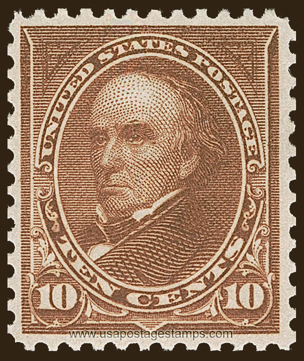 US 1898 Daniel Webster (1782-1852) 10c. Scott. 282C