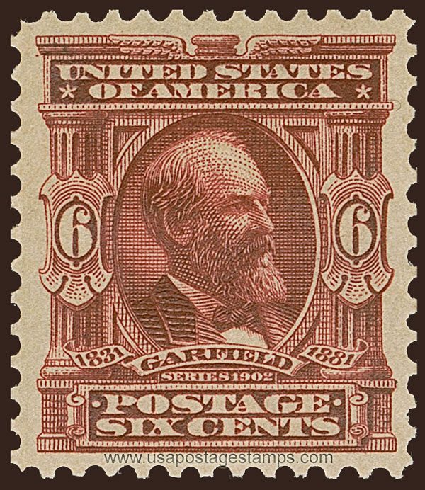 US 1903 James Abram Garfield (1831-1881) 6c. Scott. 305