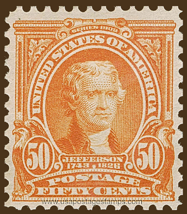 US 1903 Thomas Jefferson (1743-1826) 50c. Scott. 310