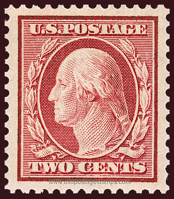 US 1908 George Washington (1732-1799) 2c. Michel 163Dl