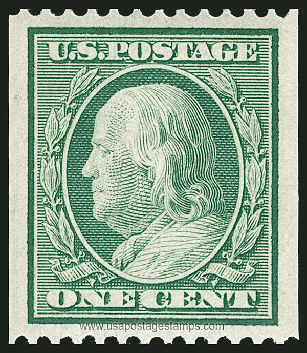 US 1908 Benjamin Franklin (1706-1790) 1c. Scott. 348