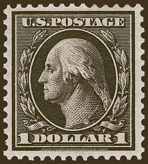 US 1909 George Washington (1732-1799) $1 Scott. 342