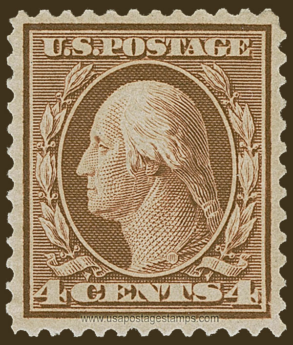 US 1909 George Washington (1732-1799) 4c. Scott. 360
