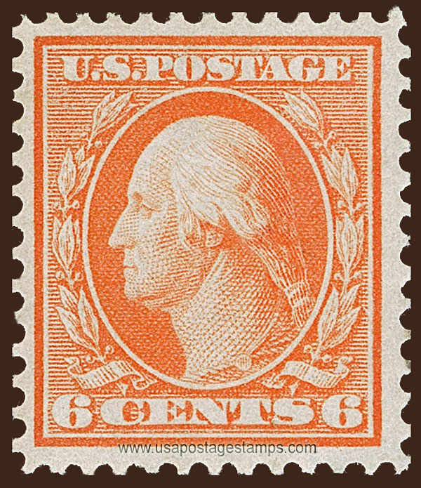 US 1909 George Washington (1732-1799) 6c. Scott. 362