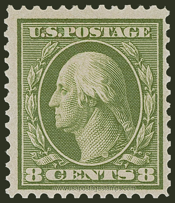 US 1909 George Washington (1732-1799) 8c. Scott. 363