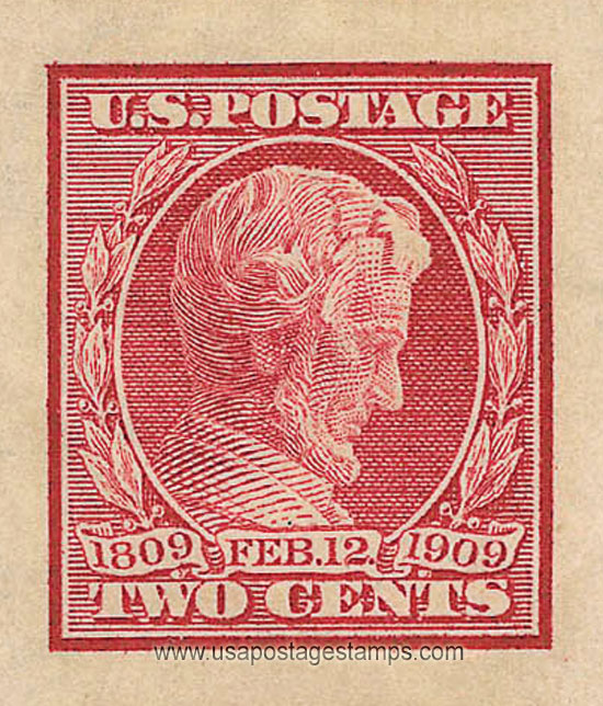 US 1909 Abraham Lincoln (1809-1865) 2c. Imperf. Scott. 368