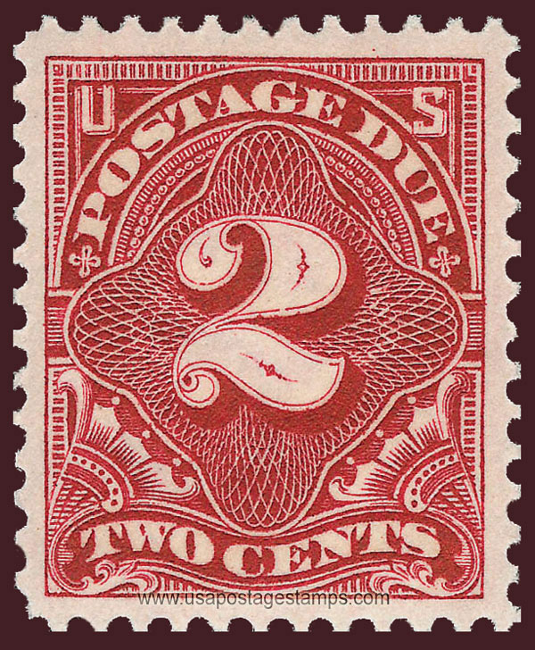 US 1910 Postage Due Stamp 2c. Scott. J46