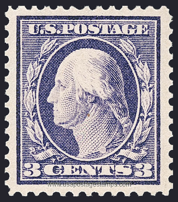 US 1911 George Washington (1732-1799) 3c. Scott. 376