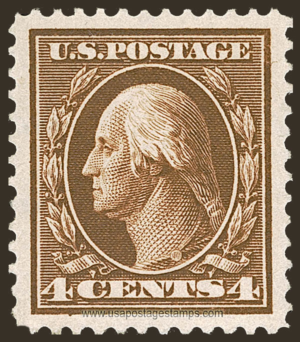 US 1911 George Washington (1732-1799) 4c. Scott. 377