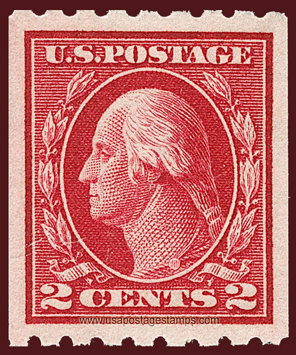US 1912 George Washington (1732-1799) Coil 2c. Scott. 412